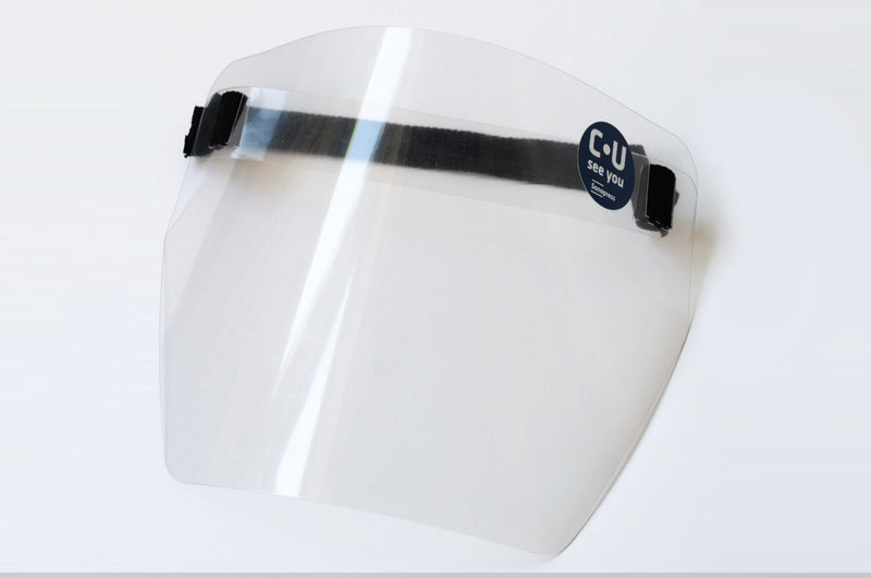 Product picture of PET Protective Face Shield with Elastic Band in Black